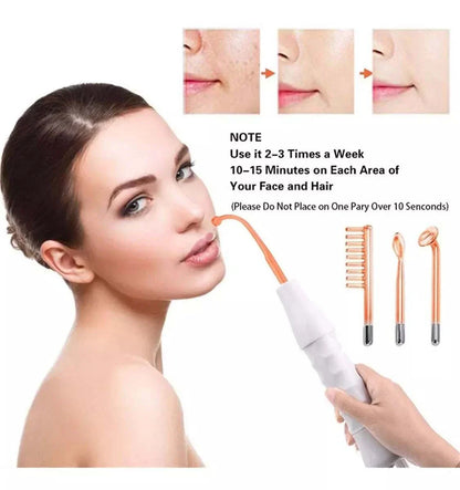 Dispositivo de Alta Frecuencia Portátil para tratamiento antiacné facial y corporal en casa