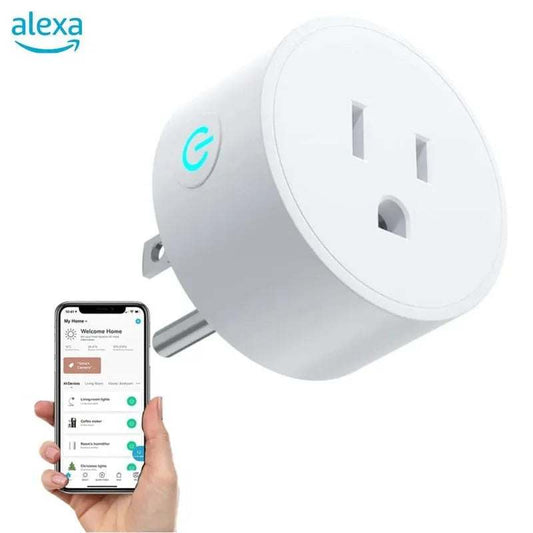 Enchufe Inteligente WiFi Alexa para control remoto de dispositivos desde smartphone y voz