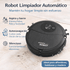 Aspiradora robot inteligente Sweepin Rob limpiando piso de madera sin esfuerzo