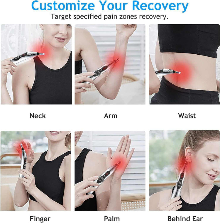 Bolígrafo masajeador acupuntura inteligente para alivio muscular y relajación rápida