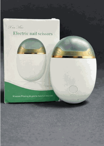 Cortauñas eléctrico inteligente seguro y silencioso para toda la familia con diseño ergonómico y cabezales intercambiables.